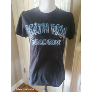 Death Row Records black tee size small